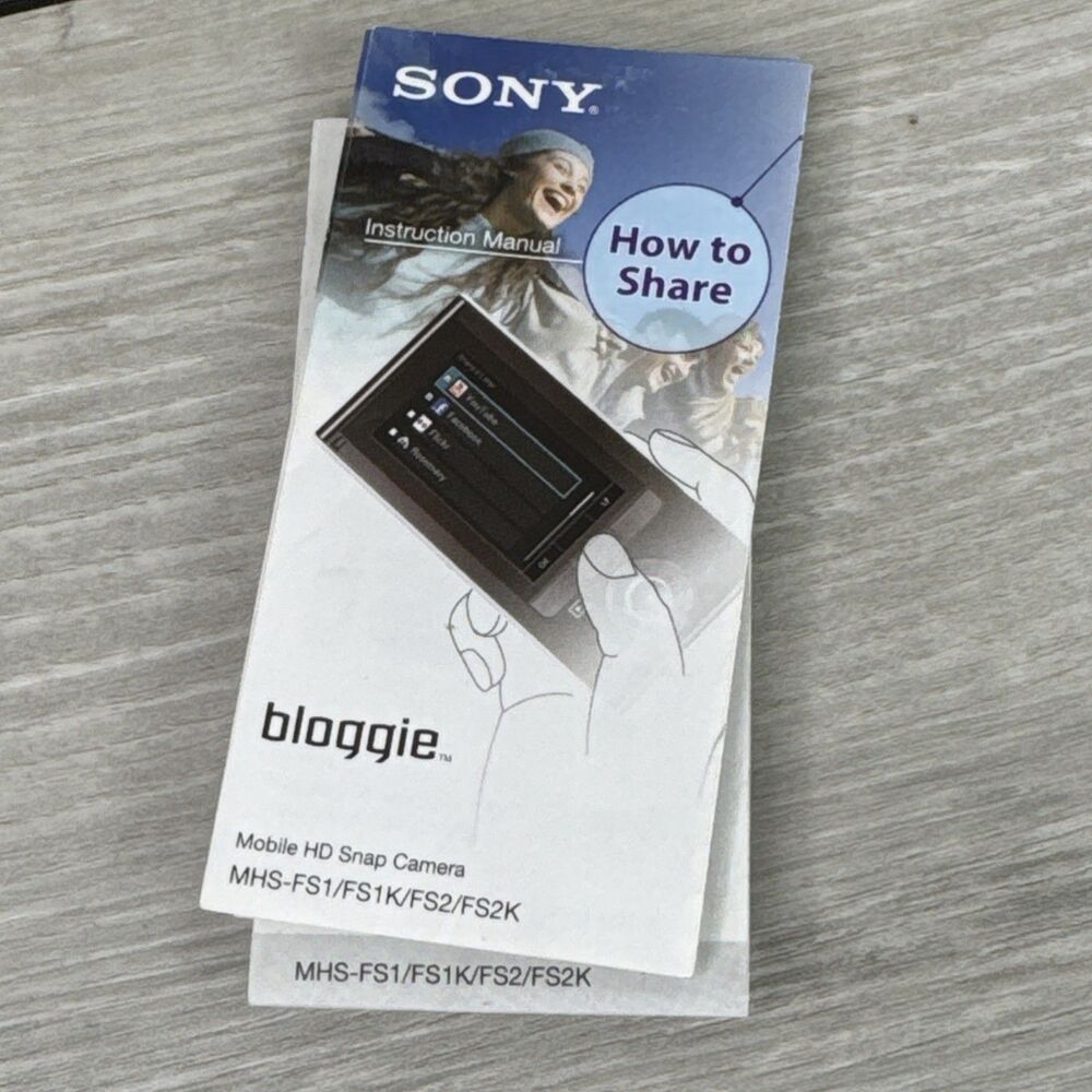 Sony Bloggie MHS-FS1 HD Mobile Digital Still Camera Video Camcorder Black USB - Picture 11 of 11